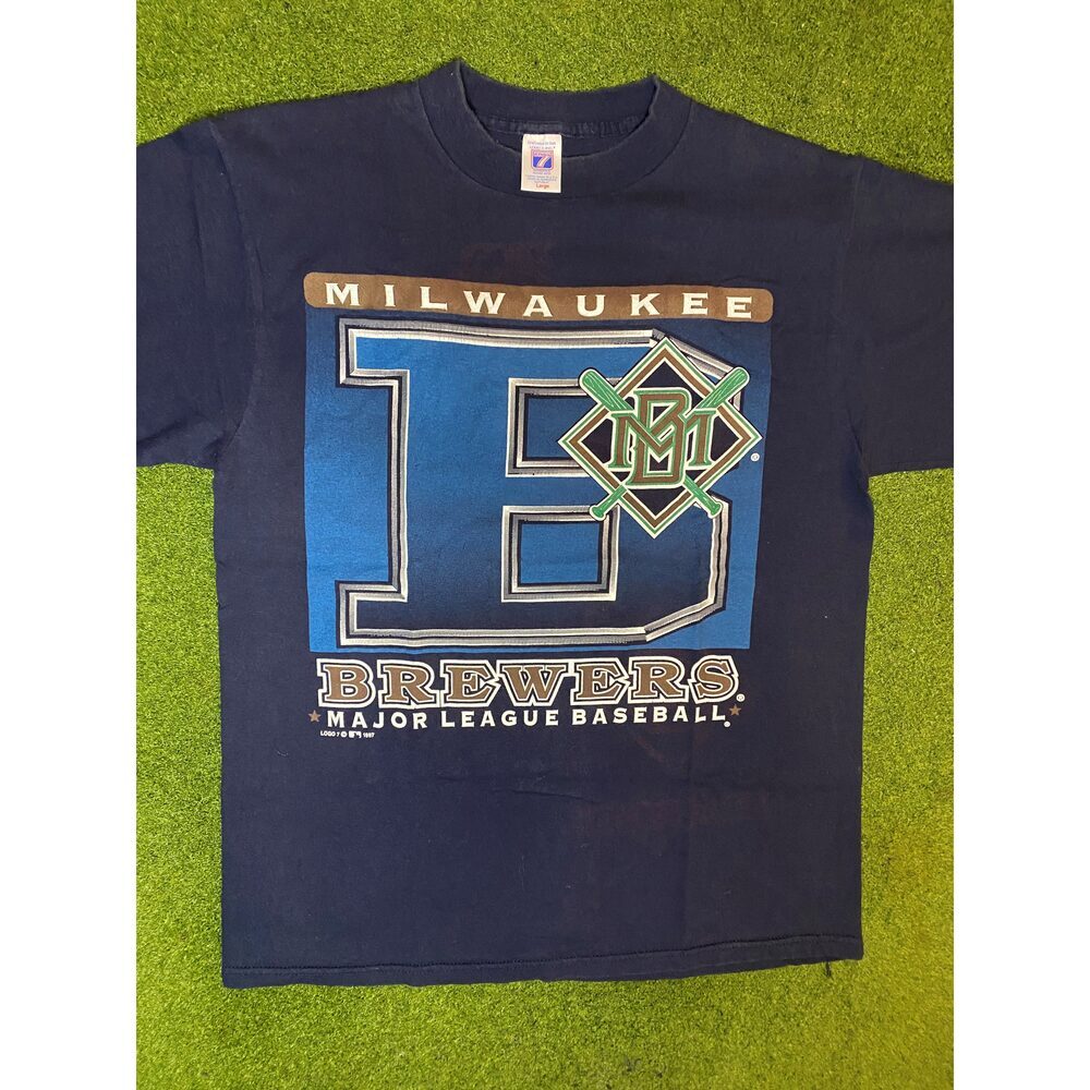 1997 Milwaukee Brewers - Vintage MLB T-Shirt (Large)